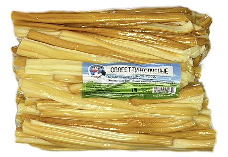 Сыр Чеддер 1кг Спагетти копченая