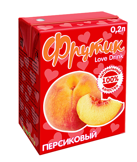 Напиток Фрутик 0,2л Персик *27шт
