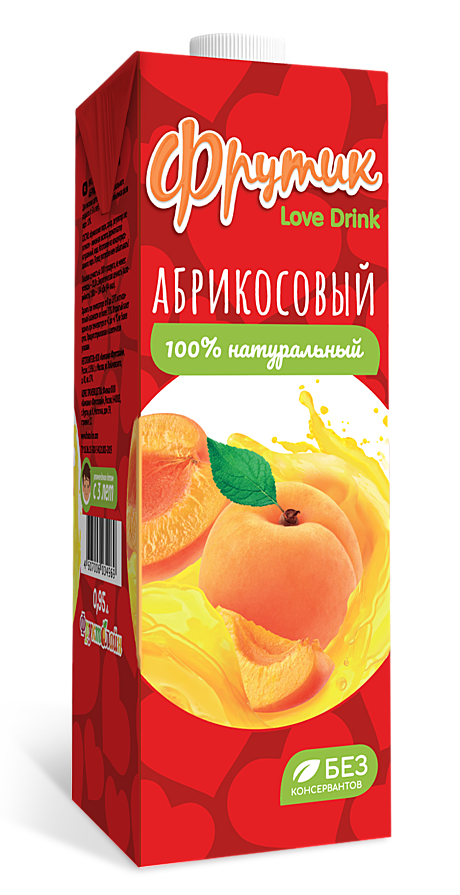 Напиток Фрутик 0,95л Абрикос *8шт