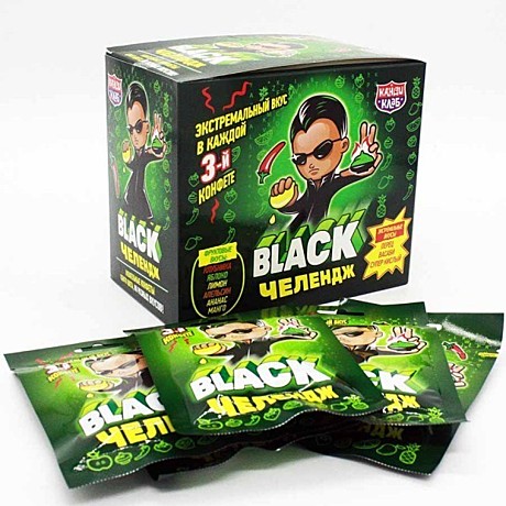Жев.конфета BLACK челендж 15г/20шт