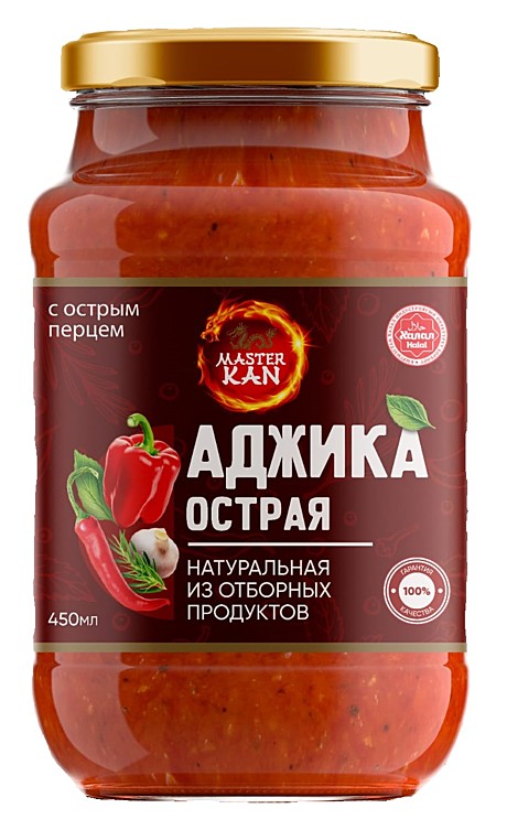 Аджика острая Мастер Кан 450гр*6шт